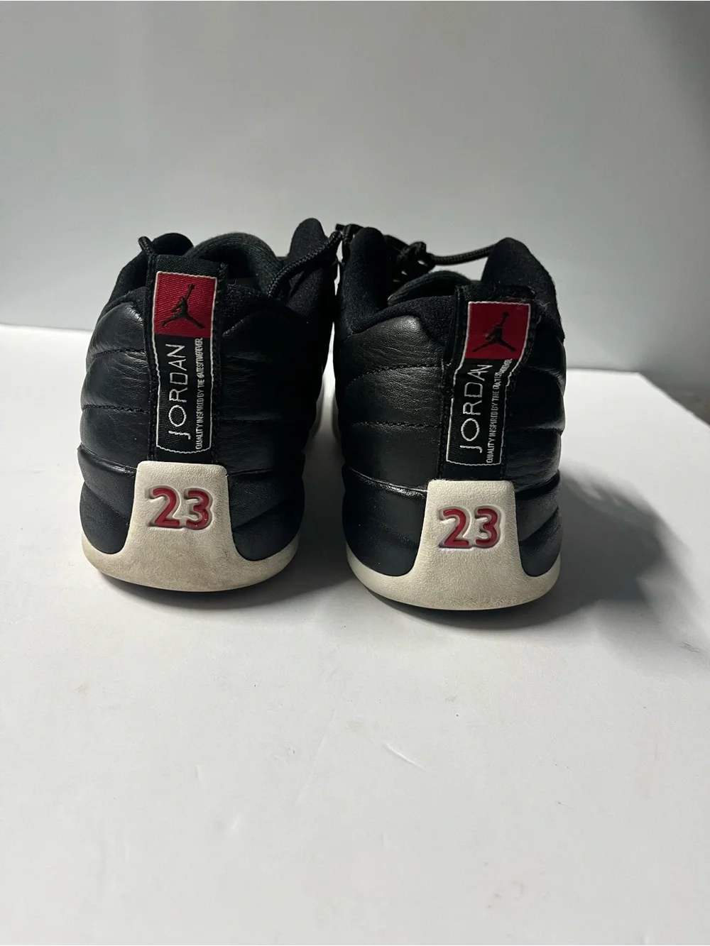 Size 4y- Jordan 12 Retro Low Playoffs 2017